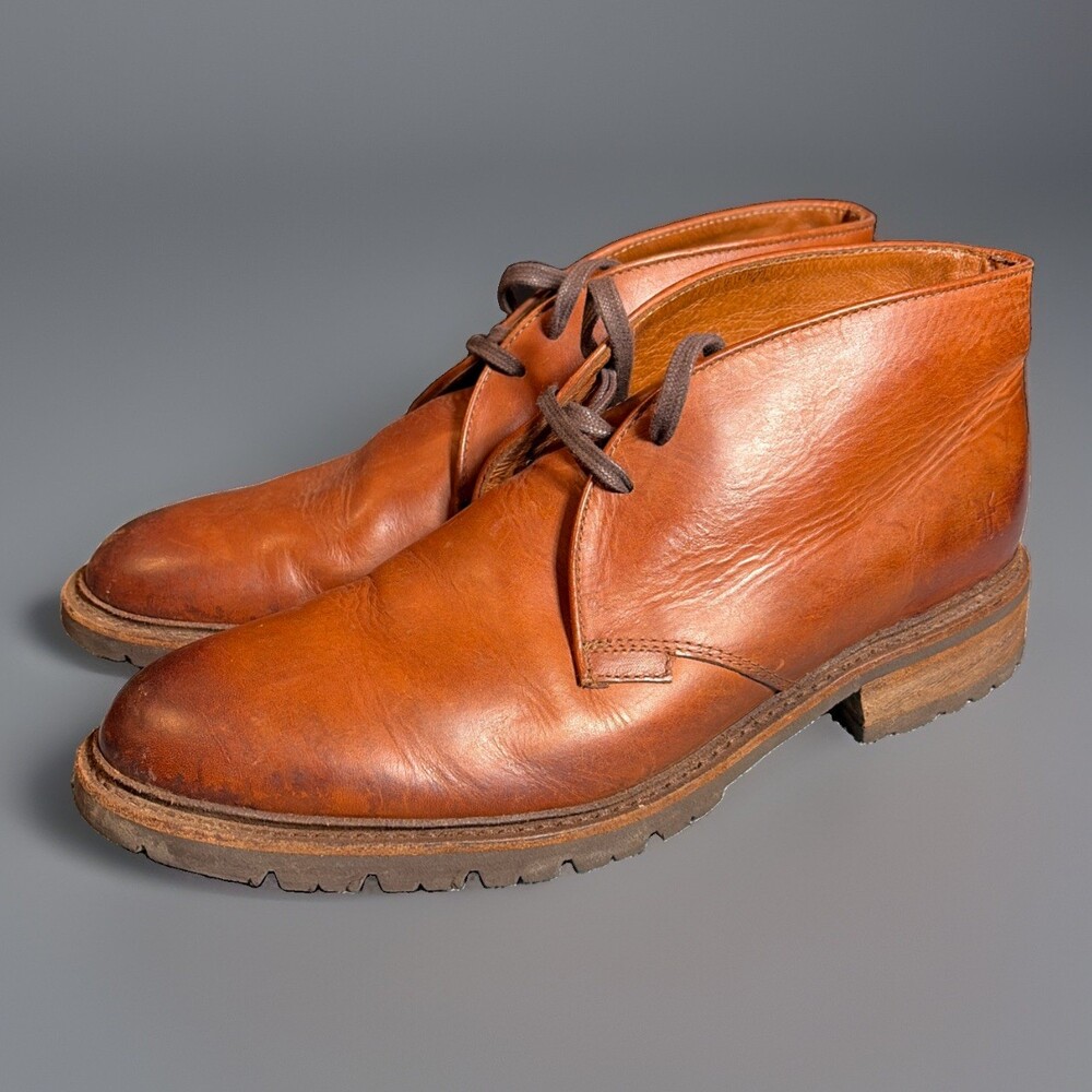 Frye Brown Leather Men's Chukka Boots Men’s 12 D Shoes